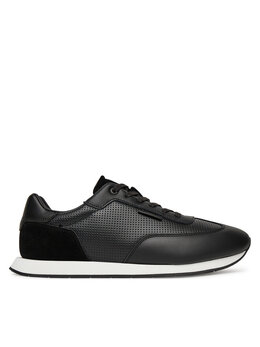 Кроссовки Low Prof Runn Laceup Perf Lth HM0HM01871 Calvin Klein, черный 0000305192189 | schwarz