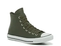 Кроссовки Chuck Taylor All Star Leather High-Top - мужские Converse, Dark Green 194435158686 | dark green