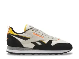 Классические кожаные замшевые кроссовки Reebok, Black/Grey/White 197225800628 | black/grey/white