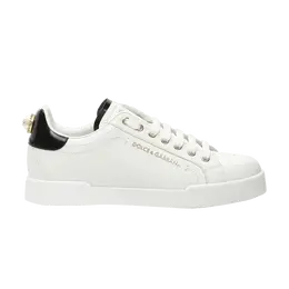 Кроссовки Dolce & Gabbana Dolce & Gabbana Wmns Portofino White Black Gold, белый ck1602 ah506 89662