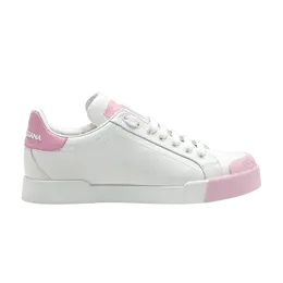 Кроссовки Dolce & Gabbana Dolce & Gabbana Wmns Portofino White Pink, белый ck1802 aw113 87587