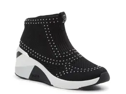 Hands Free Slip-Ins: A Wedge Кроссовки Bootie Skechers, Black 198376156725 | black