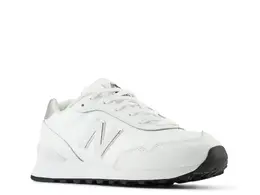 WL515 Кроссовки - женские New Balance, White/Silver 197966539276 | white/silver