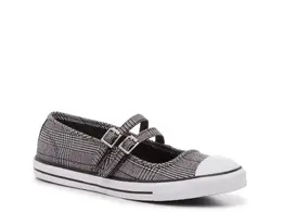 Женские кроссовки Mary Jane Converse, Black/White Houndstooth Print 194435638768 | black/white houndstooth print