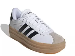 Кроссовки платформенные VL Court Bold - женские Adidas, White/Black 196477759494 | white/black