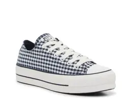 Кроссовки Chuck Taylor All Star Gingham Platform - женские Converse, Navy/White 194435404295 | navy/white