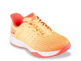 Hands Free Slip-ins Relaxed Fit Viper Court Reload Pickleball Кроссовки - женские Skechers, Peach 197627736716 | peach
