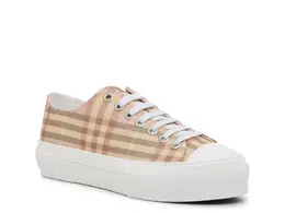 Кроссовки платформы Jack - женские Burberry, Beige Plaid Print 450003145312 | beige plaid print