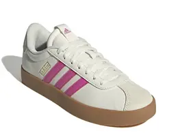 Кроссовки VL Court 3.0 - женские Adidas, White/Pink 197615011863 | white/pink