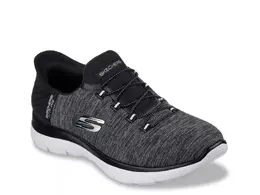 Hands Free Slip-Ins: Summits Dazzling Haze Slip-On Кроссовки - женские Skechers, Black 196989260617 | black