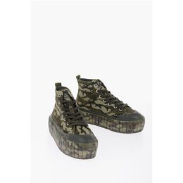 Кроссовки S-HANAMI на платформе с камуфляжным мотивом Diesel, Army 0017338158 | army