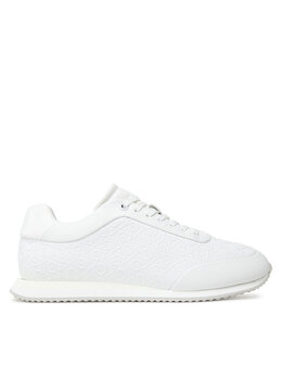 Кроссовки Runner Lace Up Mono Pu HW0HW02574 Calvin Klein, белый 0000305198518 | weiß