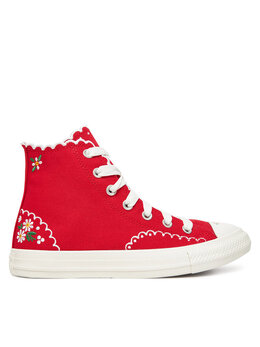 Тканевые кроссовки Chuck Taylor All Star Embroidered Flowers A13518C Converse, красный 0000305511867 | rot