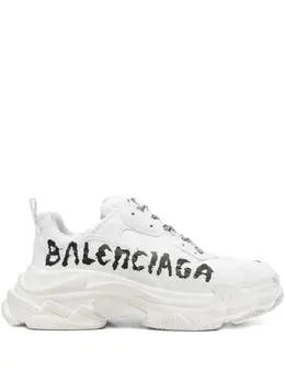 Balenciaga Triple S graffiti-print chunky sneakers 30806519