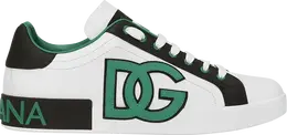 Кроссовки Dolce & Gabbana Portofino 'White Green Black', белый cs1772 at396 8d700 | white