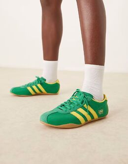Кроссовки Adidas Tokyo зеленого и желтого цвета 139874632 | mgreen