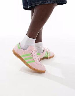 Кроссовки Adidas Hamburg розового и зеленого цвета 139874616 | pink