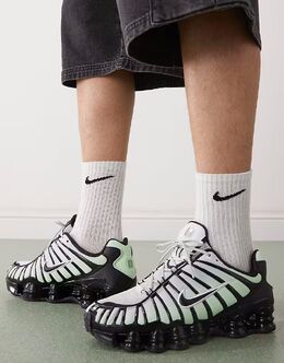 Nike - Shox TL - Кроссовки зеленого и черного цветов 139768364 | mittelgrün