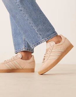 Кроссовки Adidas Gazelle Indoor в румянах и кремовых тонах 141910966 | pink