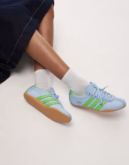 Кроссовки Adidas Tokyo синего и зеленого цвета 141934420 | mid blue