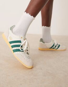 Кроссовки Adidas Japan белого и зеленого цвета 139874643 | white