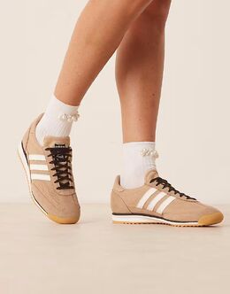Кроссовки Adidas SL 72 OG бежевого и белого цвета 141910973 | beige