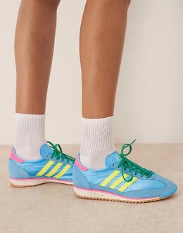 Кроссовки Adidas SL 72 OG ярко-синего и желтого цветов 139875852 | mblue