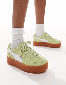 Кроссовки Puma Palermo Eleveta светло-зеленого цвета 139733360 | light green