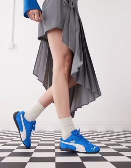 Кроссовки Puma Speedcat OG в сине-белом цвете 139733378 | mid blue