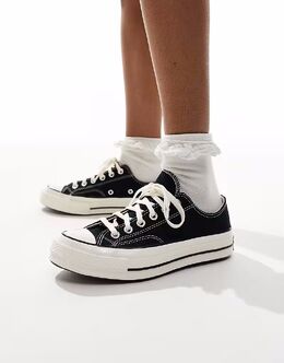 Кроссовки Converse Chuck 70 Ox Wide Fit черного цвета 139009156 | black
