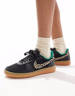 Кроссовки Nike Field General SE черного и леопардового цветов 139792414 | black