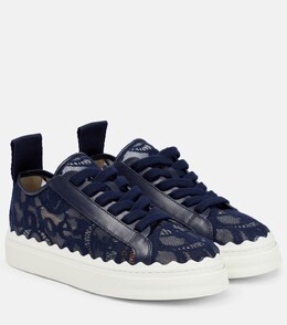 Кроссовки Lauren с кружевом Chloé, синий p00528128 | blue