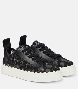 Кроссовки Lauren с кружевом Chloé, черный p00639826 | black