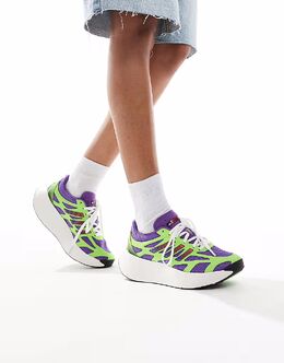 Кроссовки Adidas Adizero aruku в цвете active purple / solar green / 142919713 | active purple / solar green /