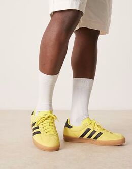 Кроссовки Adidas Gazelle Indoor желтого и черного цвета 141935354 | yellow