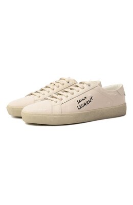 Текстильные кеды Court Classic Saint Laurent 610648/gup10