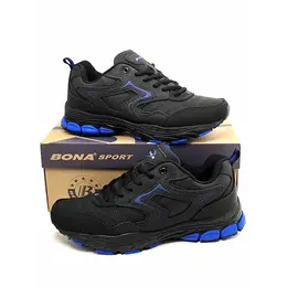 Кроссовки Bona спорт, полнота 6 (RU)/ на среднюю стопу, размер 41, черный 4403961044