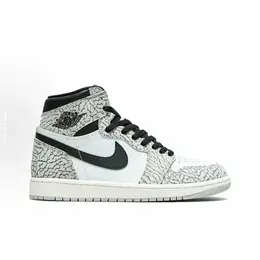 Кроссовки Nike Air Jordan 1 Retro High OG Cement (GS), полнота D, размер 6 US, серый 4450994934