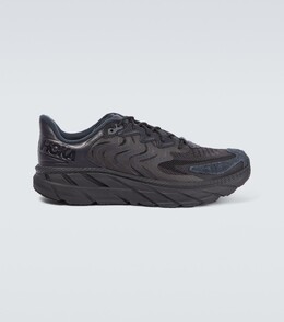Кроссовки clifton ls из сетки с кожаной отделкой Hoka One One, черный p00843361 | black