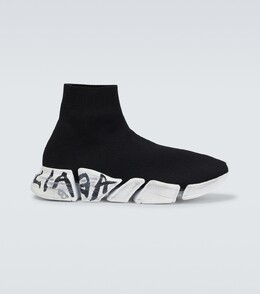Кроссовки Speed 2.0 Graffiti Balenciaga, черный p00741562 | black