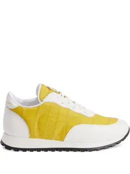 Giuseppe Zanotti Jimi crocodile-effect leather sneakers 23538302