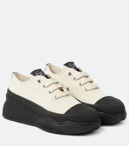 Кроссовки loop на платформе из парусины Stella McCartney, черный p00885194 | black