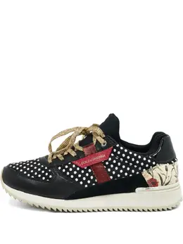 Dolce & Gabbana polka-dot floral sneakers 30650508