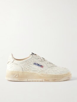 Кроссовки Medalist Super Vintage из потертой кожи со змеиным эффектом Autry, цвет Snake print 3074457345627146000 | snake print