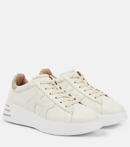 Кроссовки rebel кожаные Hogan, белый p00703459 | white