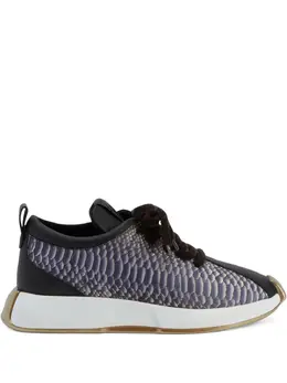 Giuseppe Zanotti snakeskin-print sneakers 28757359