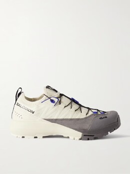 Кроссовки Alpinway Advanced из замши и рипстопа с резиновой отделкой Salomon, кремовый 3074457345628789000 | off-white