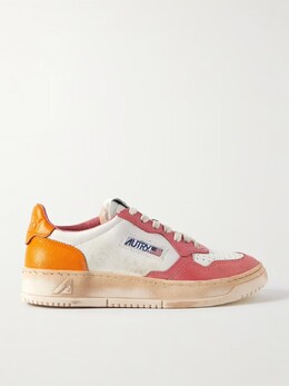 Кроссовки Super Vintage из потертой кожи Autry, коралловый 3074457345627146000 | coral