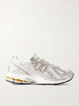 Кроссовки 1906 из металлизированной кожи и сетки с резиновой отделкой New Balance, белый 3074457345627498000 | white