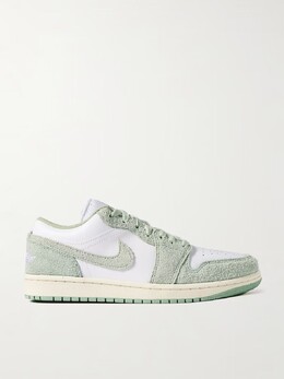Кроссовки Air Jordan 1 Low SE из кожи и замши Nike, зеленый 3074457345627498000 | sage green